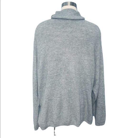 NWT 1. State Side Button Waffle Weave Turtleneck - Picture 7 of 14